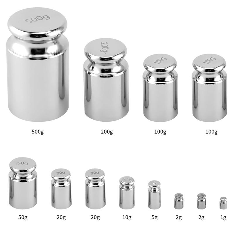 A95I-Stahl Kalibriergewichte, Waagenkalibriergewicht-Set mit Aufbewahrungsbox