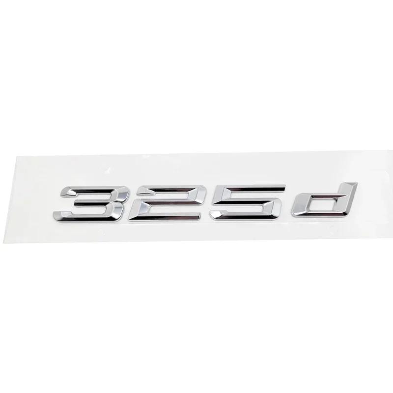 ABS Car Rear Trunk Letters Logo Badge Emblem Sticker For BMW 3 Series 318d 320d 325d 328d 330d 335d E46 E90 E91 F30 F31 F34 G20