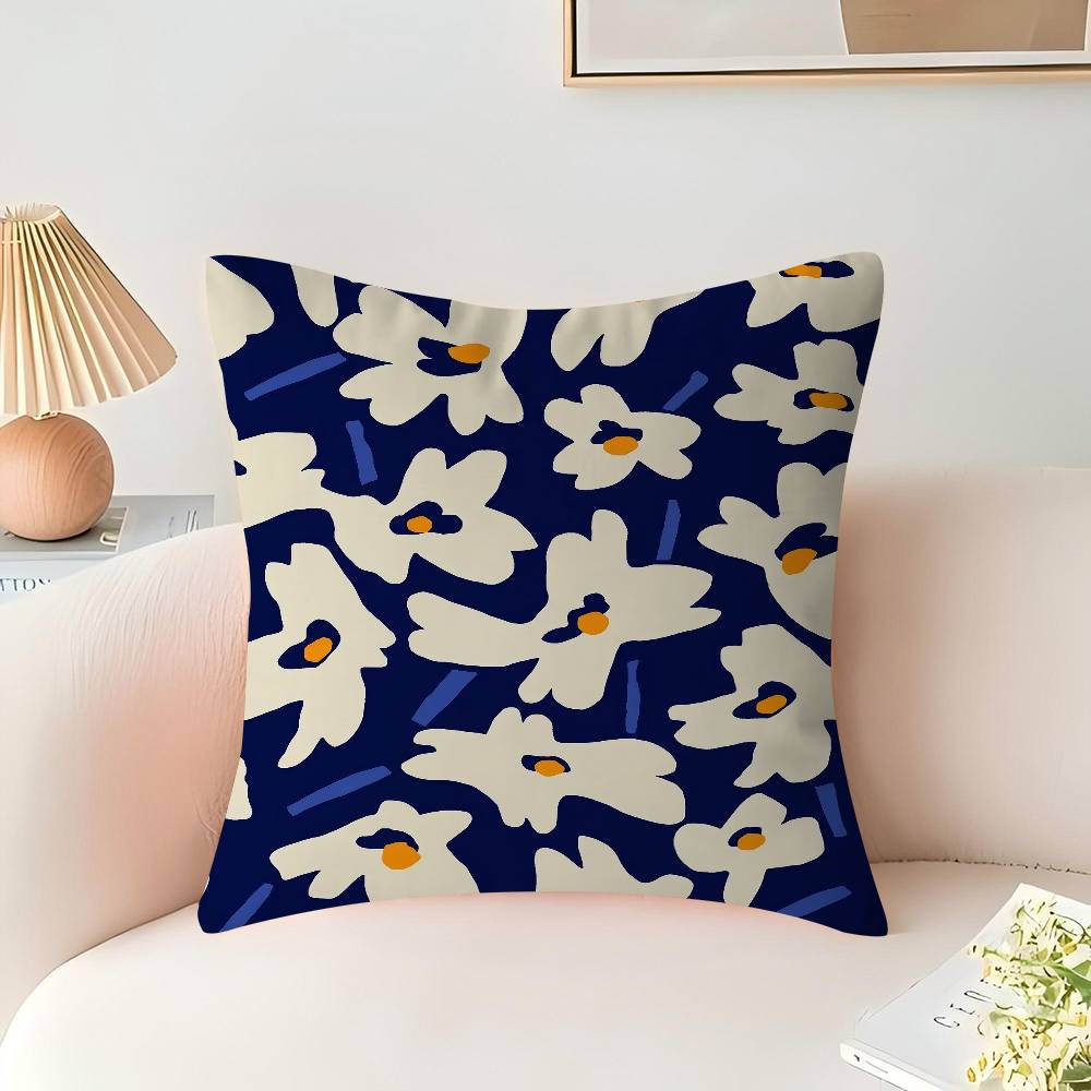 FLOWER MARKET Flower Art Maple Design Cushion Cover Happy Autumn Harvest Decor Holiday Decorati Pillow Cover