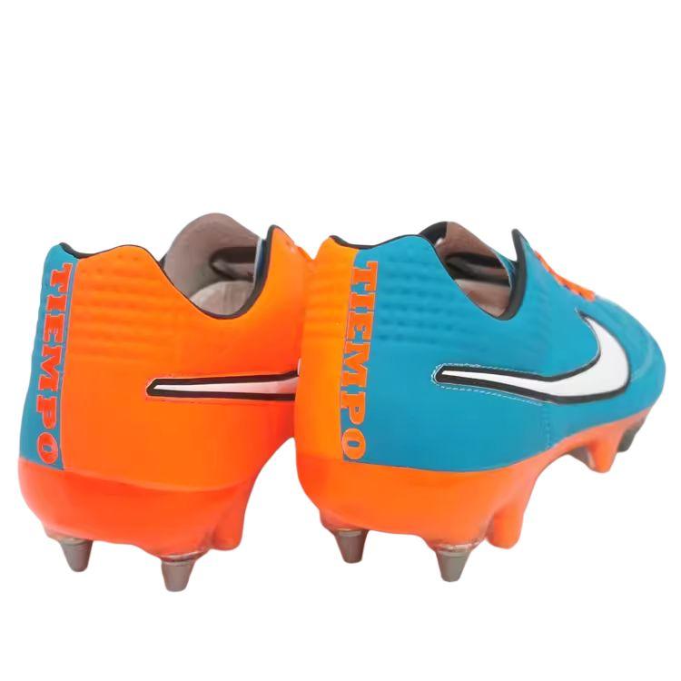 Nike Tiempo Legend 5 Comfortable Durable Non-Slip Supportive Balanced Soccer Shoes Unisex Soccer Shoes Blue Orange 631614-418