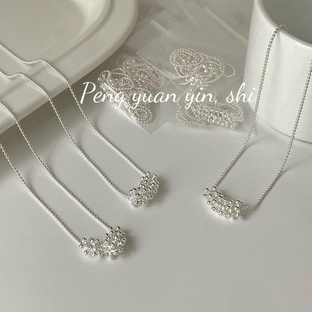 S925 Sterling Silver Flower Spinner Necklace for Girls: New Style, Elegant, Light Luxury, Perfect for Wife, Unique Collarbone Chain