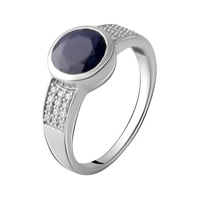 Silver Ring with Natural Sapphire 2.502ct (2068754)