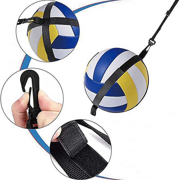 Volleyball Hanging Training Strap Elastic Webbing Practice Rope for Spiking