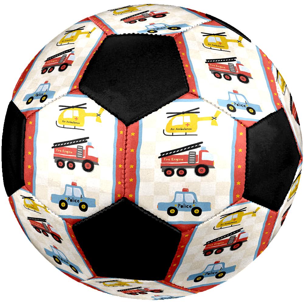 Fire Trucks Police Cars Theme Size 5 Soccer Ball, Suitable for Both Indoor and Outdoor Matches, a Gift Suitable for Everyone.