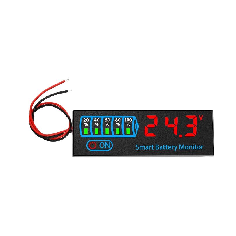DC7-40V Battery Level Indicator 12V 24V 36V 48V Acid/Lipo Lithium Battery Capacity Board Voltage Battery Charging Tester
