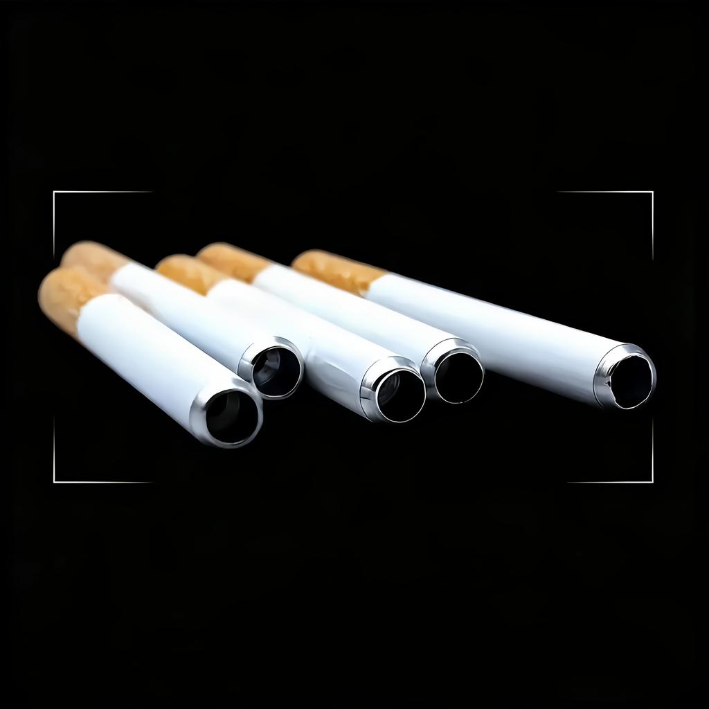 2 Stück Mini-Seifenblasenstab Handheld-Seifenblasenpfeife Requisite Streich Kreativer Zigaretten-Seifenblasenstab Party-Atmosphäre Schaffendes Werkzeug