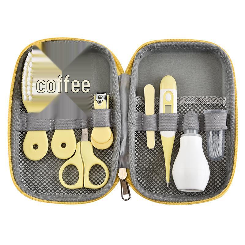 

Набор для ухода за ребенком EVA: Набор из 8 предметов с назальным аспиратором, кусачками для ногтей и мультяшным дизайном