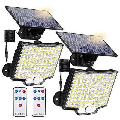 106 LED Solar Outdoor Light, 348 LED Spotlight, 228LEDIP65 Waterproof Motion Sensor, Human Body Sensing, Solar Floodlight, Safety Light, 3 Modes