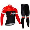 Winter Thermal Cycling Jersey Mountain Biking Breathable Fleece-Lined Wind-Resistant Performance Apparel