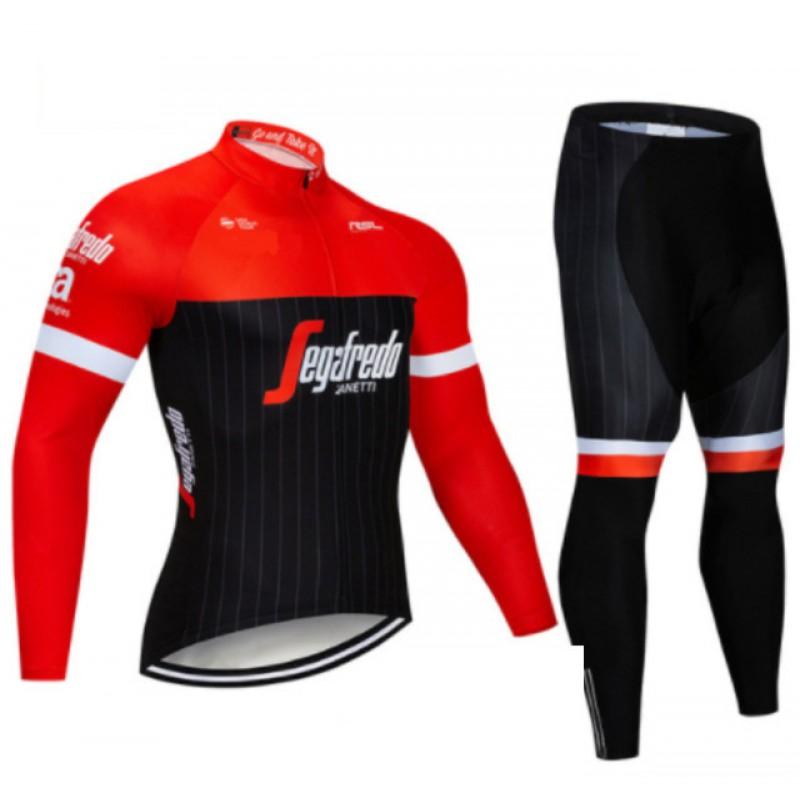 Winter Thermal Cycling Jersey Mountain Biking Breathable Fleece-Lined Wind-Resistant Performance Apparel