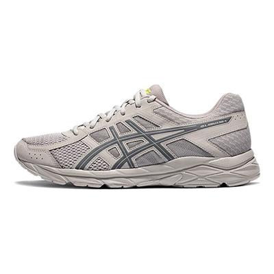 Gel-Contend 4 Retro Tejido Duradero Transpirable Ligero Zapatillas de Running Casual de Caña Baja para Hombre Zapatilla Gris Azul T8D4Q-029