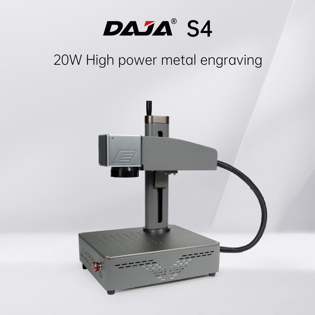 DAJA S4 Laser Engraver 20W Clndustrial Grade Laser Carving Machine with 20x20cm Engrave Area