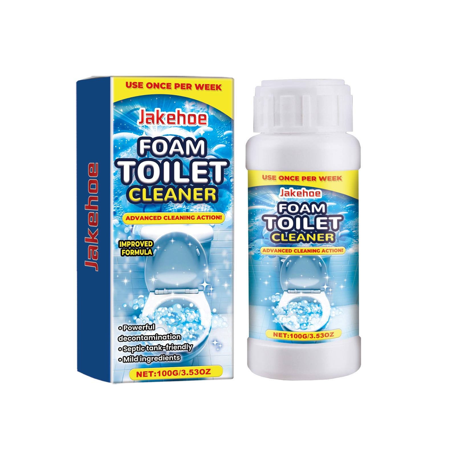 

Foaming Toilet Cleaner: Effectively removes stains, uric acid scale, and limescale 100g