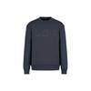 Fw22 Solid Color Crew Neck Sports Sweatshirt Men Sweatshirt Dark-Blue 6LZMAN-ZJCBZ-125CX