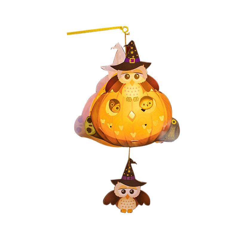 Children's DIY Pumpkin Lantern Halloween Decoration Kit