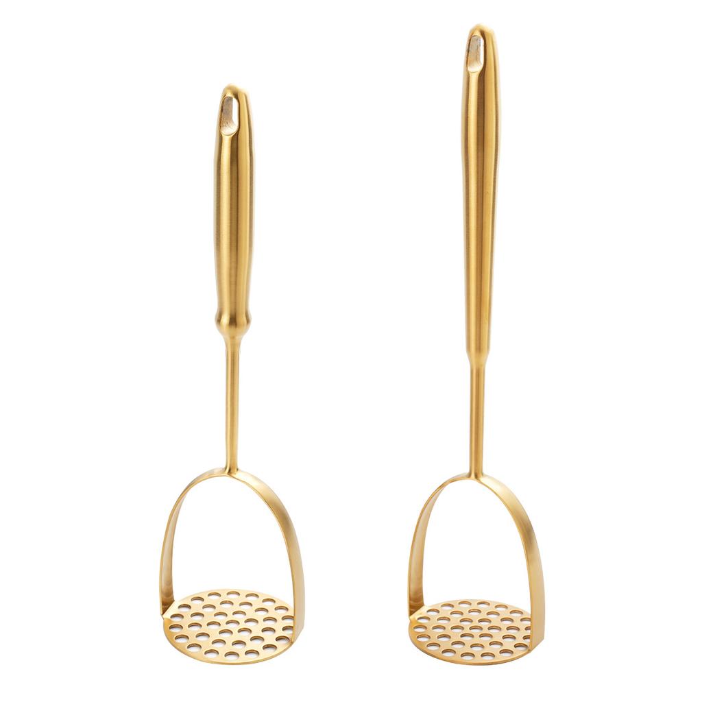 1pcs Stainless Steel Potato Masher Manual Food Crusher Smooth Garlic Presser Pumpkin Ricer Kitchen Gadgets Household Utensils