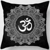 Mysterious Vintage Religious Yoga Symbol Pillowcases Home Decor housse de coussin cojines decorativos para sofá poduszka