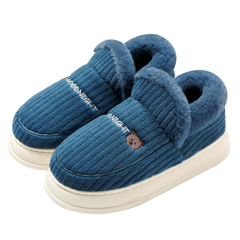 

Большие размеры 48 49 женские мужские теплые плюшевые тапочки на толстой платформе зимние меховые шлепанцы мягкие нескользящие балетки для спальни пары домашняя обувь 44-45