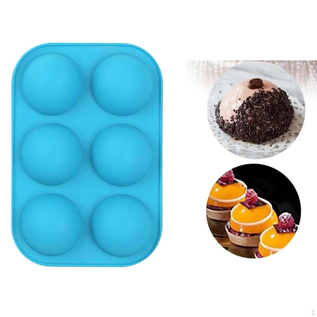 6 Hole Semi-Sphere Cake