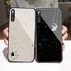 Luxuriöse glänzende Handyhülle aus gehärtetem Glas mit Überzug, schlanke, stoßfeste Paar-Hülle für iPhone, Huawei, Xiaomi, Samsung