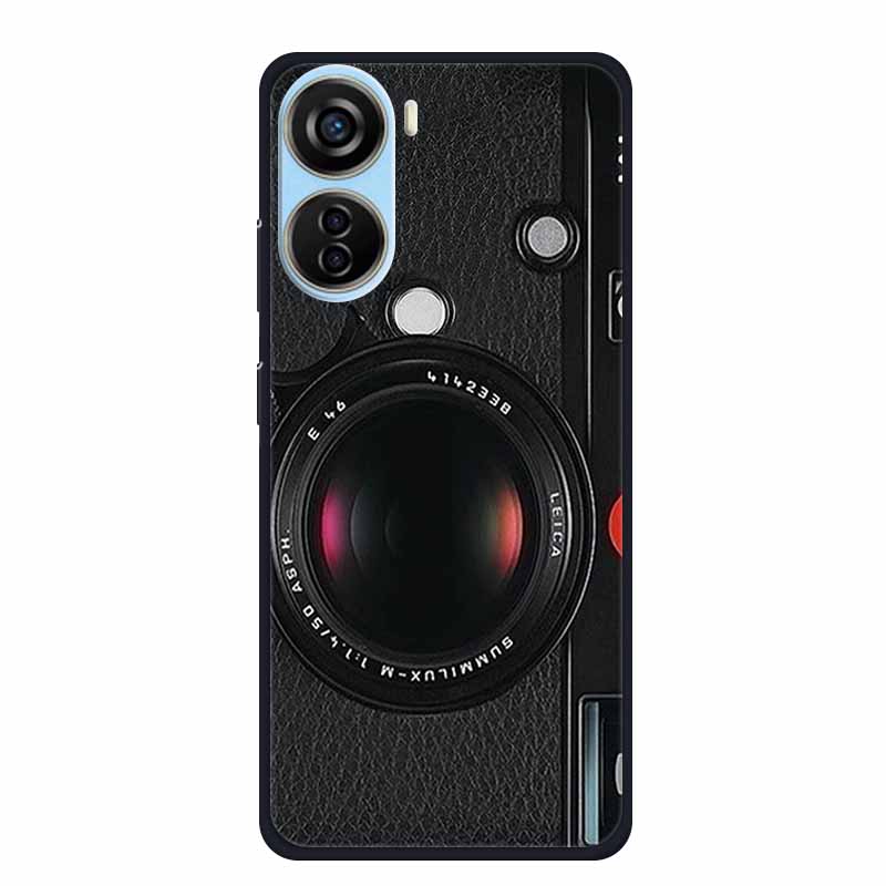 For ZTE Axon 40 LITE Case Popular Picture Black Silicone Soft Back Cover Case For ZTE Axon 40 Lite Case 40Lite Phone Cover Coque