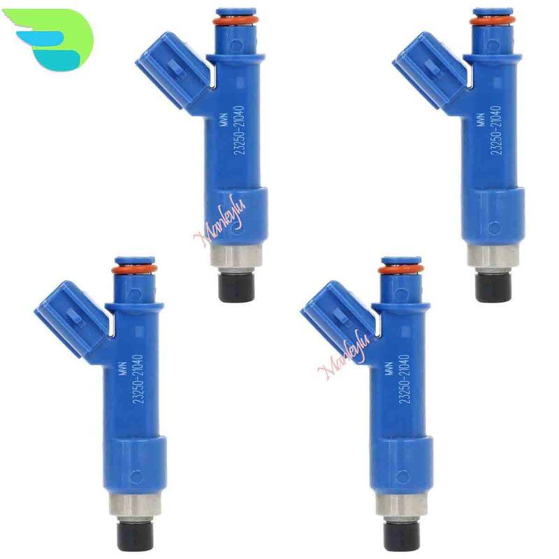 4PCS Fuel Injectors For TOYOTA General YARIS 06~14 RACTIS 10~16 PRIUS C 2011 VIOS 08~14 1.3L 2NZFE 23209-21040 23250-21040