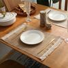 Cotton and Linen Tableware Simple Party Supplies Edgy Home Dining Table Decorations Towels Tassel Cushion Delicacy Take A Photo