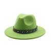 British Woolen Jazz Top Hat Men And Women Big Eaves Hat Big Eaves Felt Hat Trendy Hat