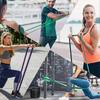 5 Weighted Resistance Bands - Yellow + Red + Black + Purple + Green
