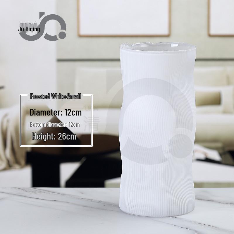 Nordic Clear Glass Vase for Lucky Bamboo - Stylish Living Room Decor & Floral Arrangements