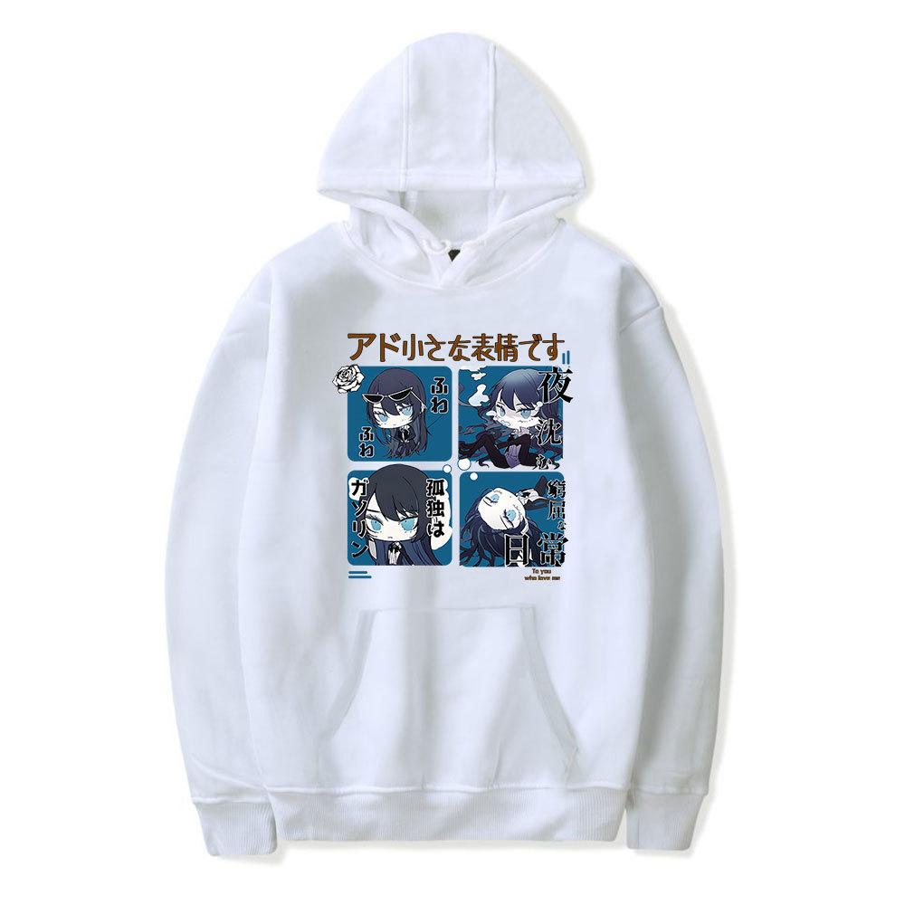 Ado Hoodies Women Men Fashion Streetwear Cartoon Printed Sweatshirts Unisex Pullover Autumn Sportswear Outfits