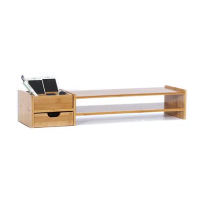 Ahşap Monitör Yükseltici Stand Sağlam Kararlı Ahşap Masaüstü Monitör Standı