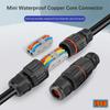 Ip68 Cable Waterproof Joint Wire Quick Connection Waterproof Connector 2/3Pin Solderless Lamp Wiring Outdoor Rainproof Terminal