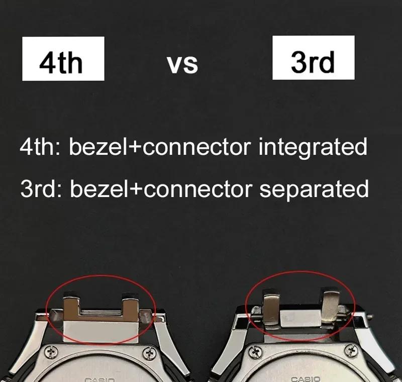 Gen4 Metal Case Bezel Frame GA2100 GAB2100 Casioak Mod Kit Modification Frame For GA2110 Metal Rubber Strap Accessory Wholesale