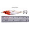 5Pcs Artificial Hard Baits Shrimp Lures Baits 9.6g Cuttlefish Hook Fishing Lures Glow Squid Jig Glow Jig Hook