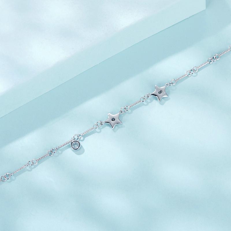 Silver Bracelet Women's Bracelet Stars Zirconia Silver 925 Trusky