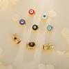 Colorful Enamel Devil's Eye Pendant Beads for Bracelets and Necklaces