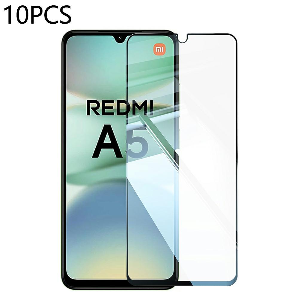RURIHAI 10Pcs For Xiaomi Poco C71 4G/Redmi A5 4G (171.7mm) High Aluminium-Silicon Glass Film 0.26mm 2.5D Screen Protector