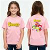 Snorks Cartoon Theme Series TShirt Kids Summer Polyester Short Sleeve Boys and Girls Casual T-shirt Duplex Printing Children Tee