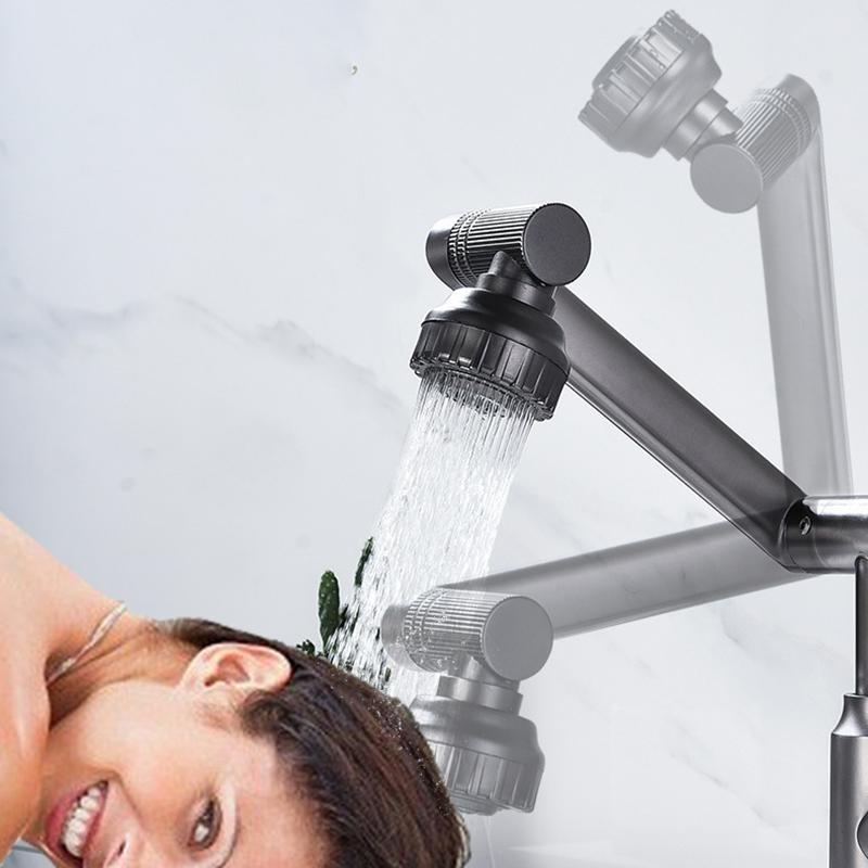 Bathroom Sink Faucet Basin Faucet 1080° Swivel Multifunction Cold and Hot Water Tap Kitchen Sink Faucet 2 Modes Water Tap