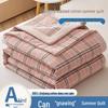 100% Cotton Summer Air Conditioning Quilt - Lightweight Quilt for Students and Children