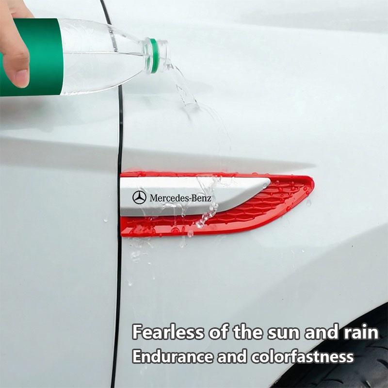 Auto Door Fender Side Blade Badge Car Body Sticker For Mercedes Benz B/C/E/S Class W203 W204 W205 W210 W211 W212 W221 Accessorie RT1
