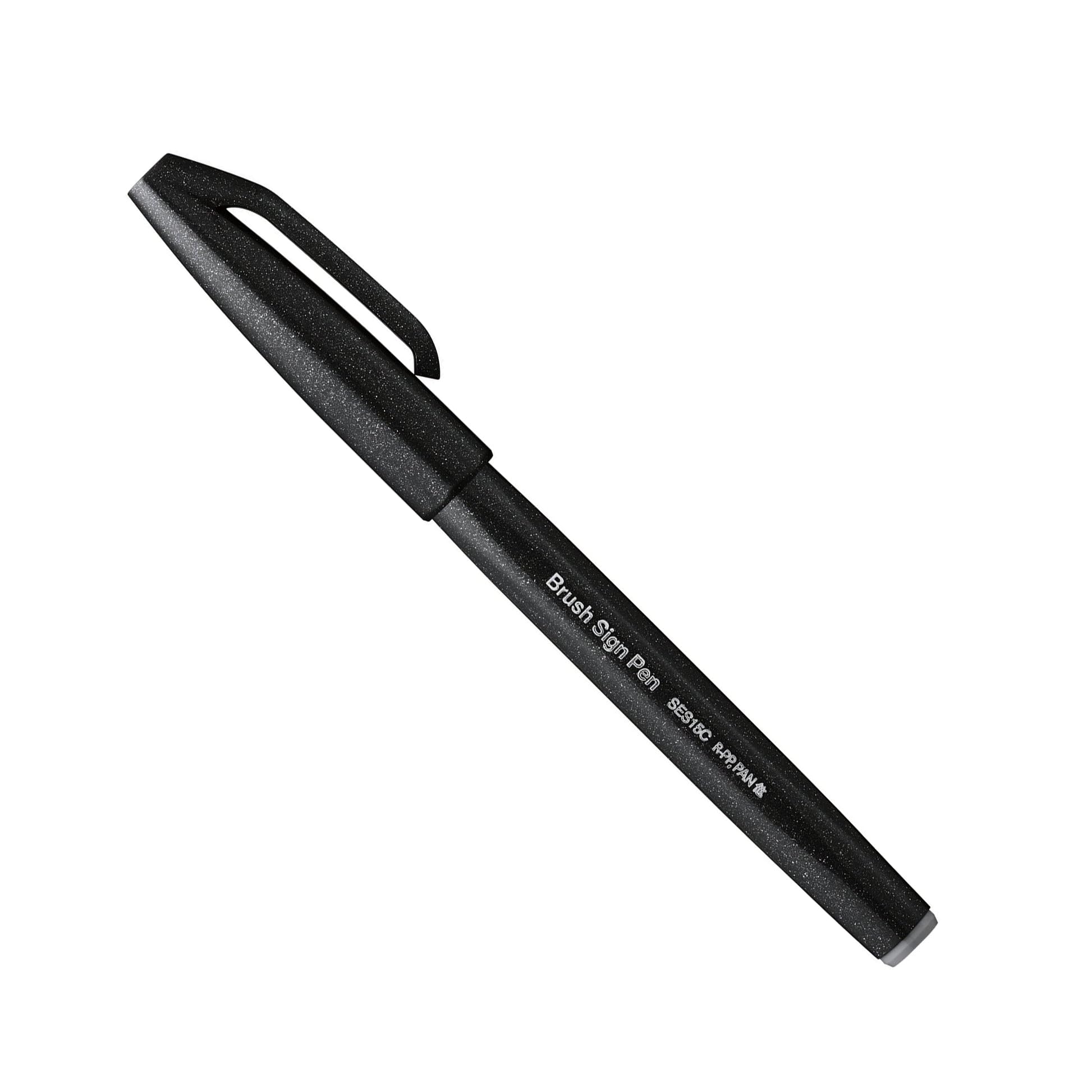 

Ручка Pentel Fude Touch Sign Fine Black, наконечник, [1 ручка] SES15C-A чёрный