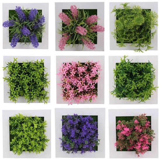 Fiore artificiale pianta grassa arte appesa a parete cornice vivente decorazione della casa