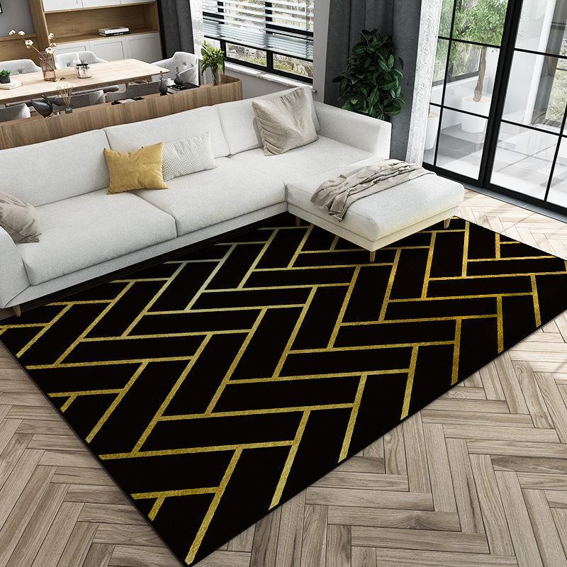 Living Room Carpet Geometric Carpet Sofa Coffee Table Bedroom Bedside Carpet Large Area Carpet