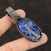 Sodalite Pendant Copper Wire Wrapped Pendant Gemstone Jewelry Rainbow Moonstone Pendant Wire Wrapped Jewelry Gift For Women Handmade Pendant
