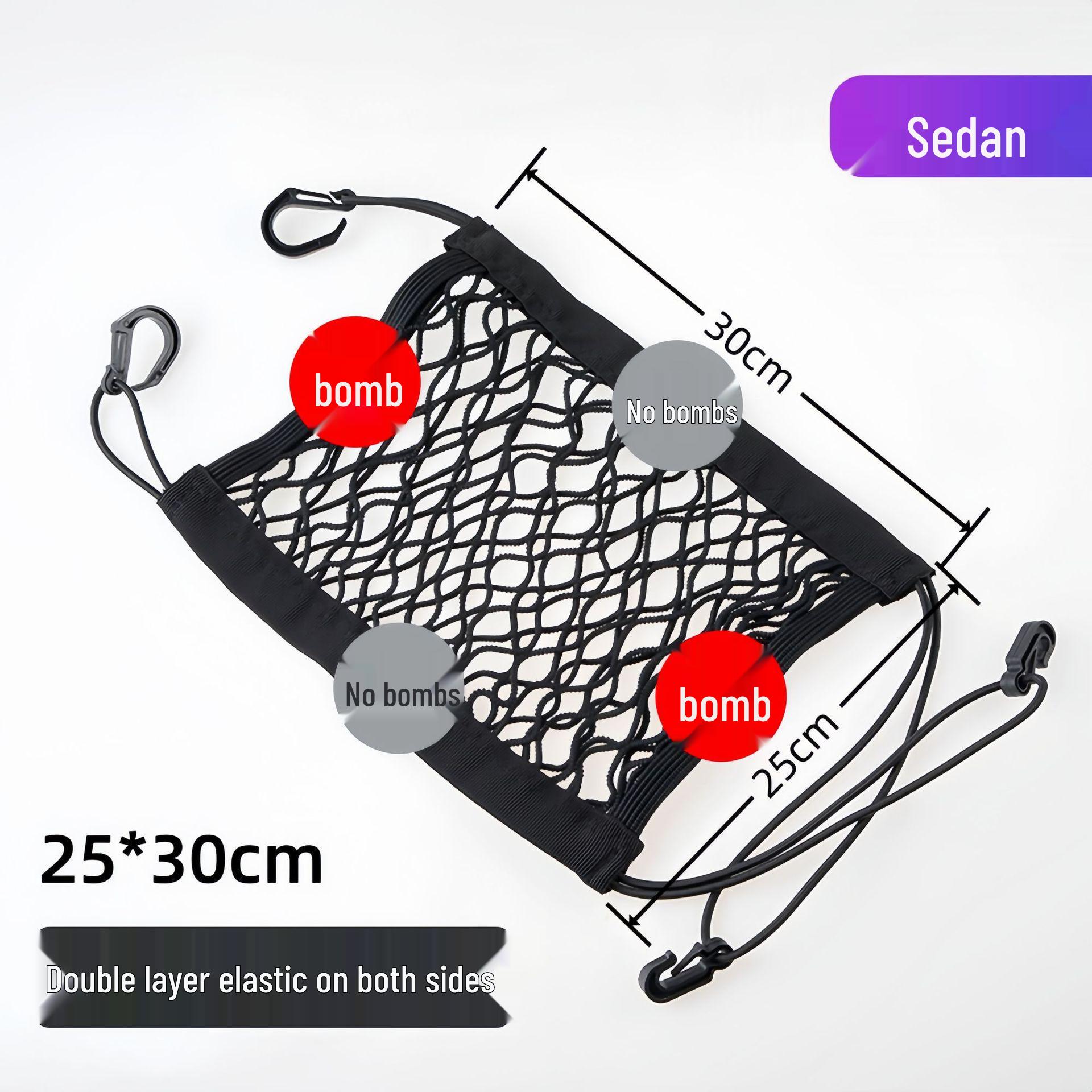 

Car Seat Back Organizer: Mesh Pocket Gear Net for Child and Pet Safety.