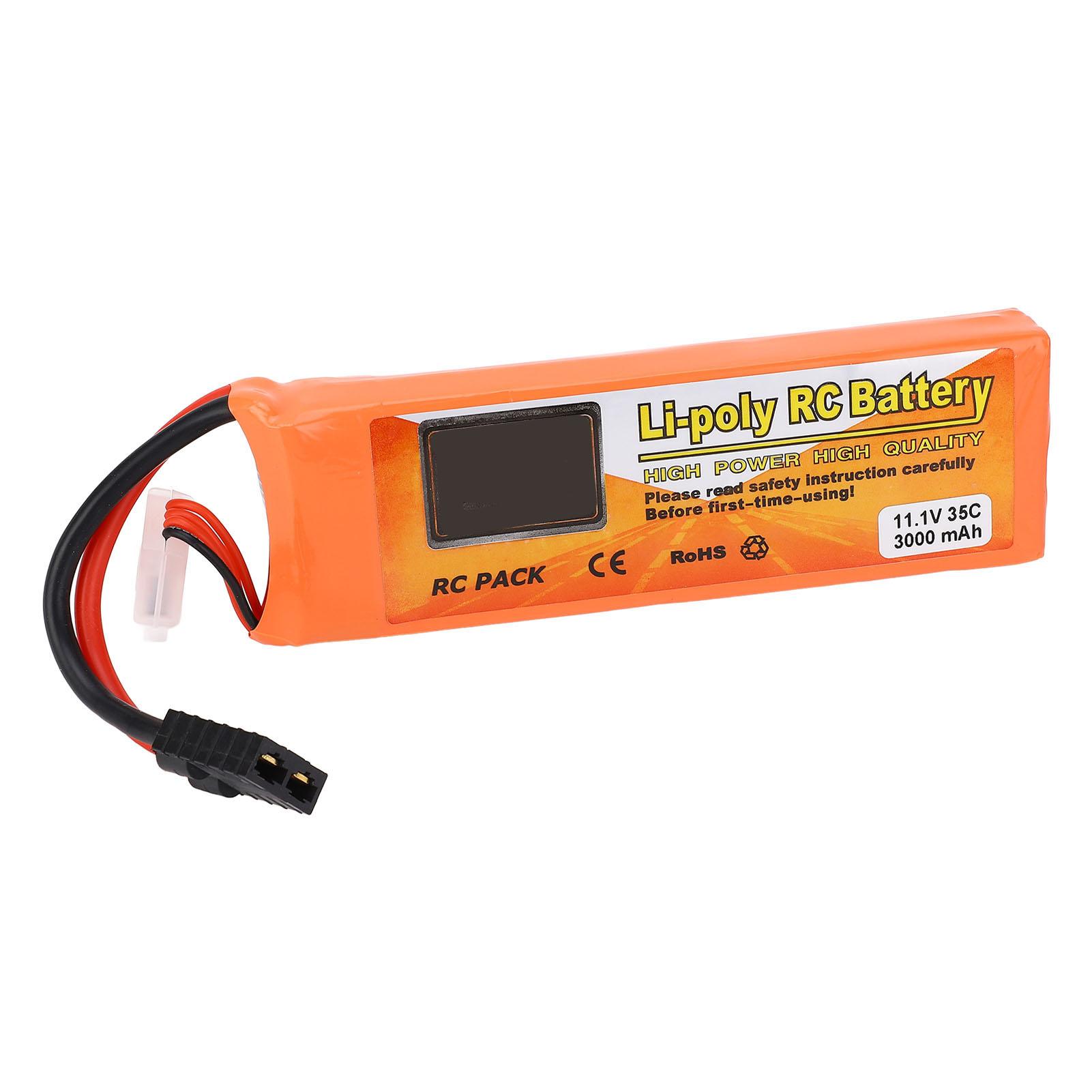 

11.1V Quadcopter Replacement Battery 3000mAh FPV Drones Lithium Battery Quadcopter Spare Parts Drone Battery