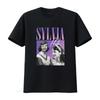 Sylvia Plath Y2K 90s Rap Inspired Hip Hop Female Writers Famous Females T Shirt Vintage Washed Fashion Versatile Streetwear