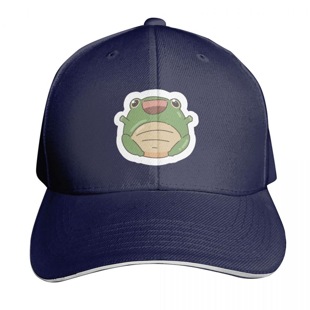 Cute Happy Little Frog Baseball Cap Low Profile Unstructured Unisex For Men Women Outdoor Golf Running Hiking